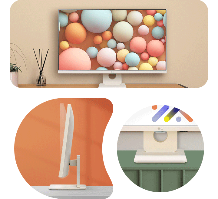 Tyylikäs tilaa säästävä muotoilu.	