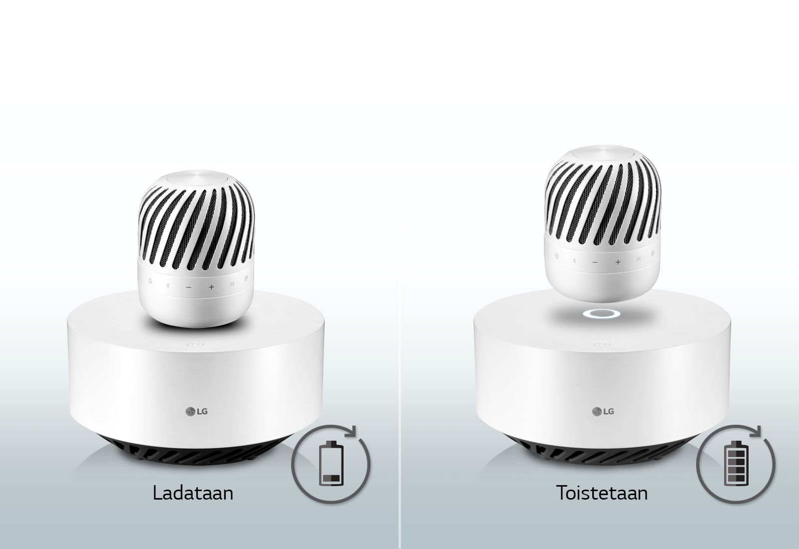 Kaiutin, joka muuttaa itseään<br>1