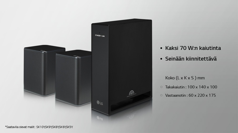 Surround-äänen laajennus<br>1