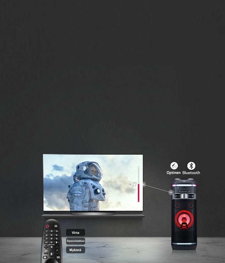 TV-äänen synkronointi<br>2