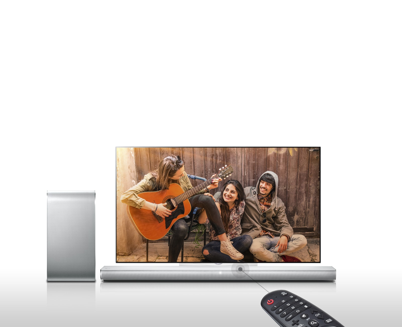 Hallittavissa television kaukosäätimellä