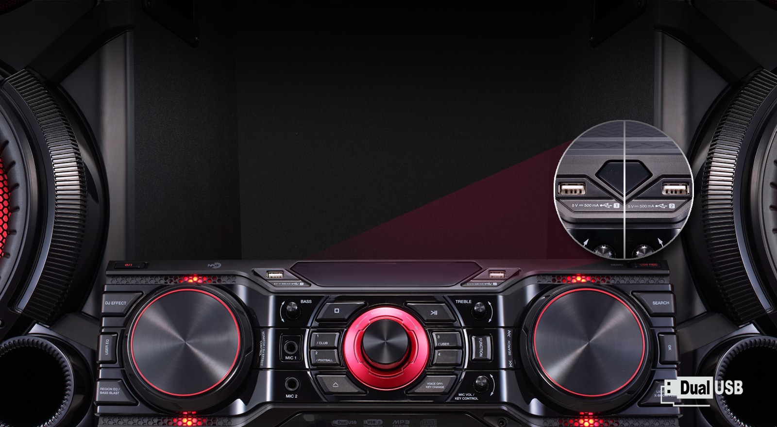 Kaksi USB-liitäntää