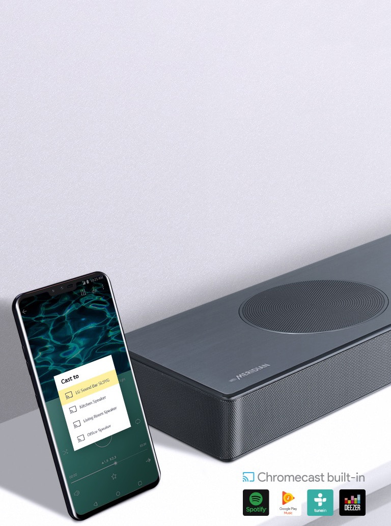 Sisäänrakennettu Chromecast2