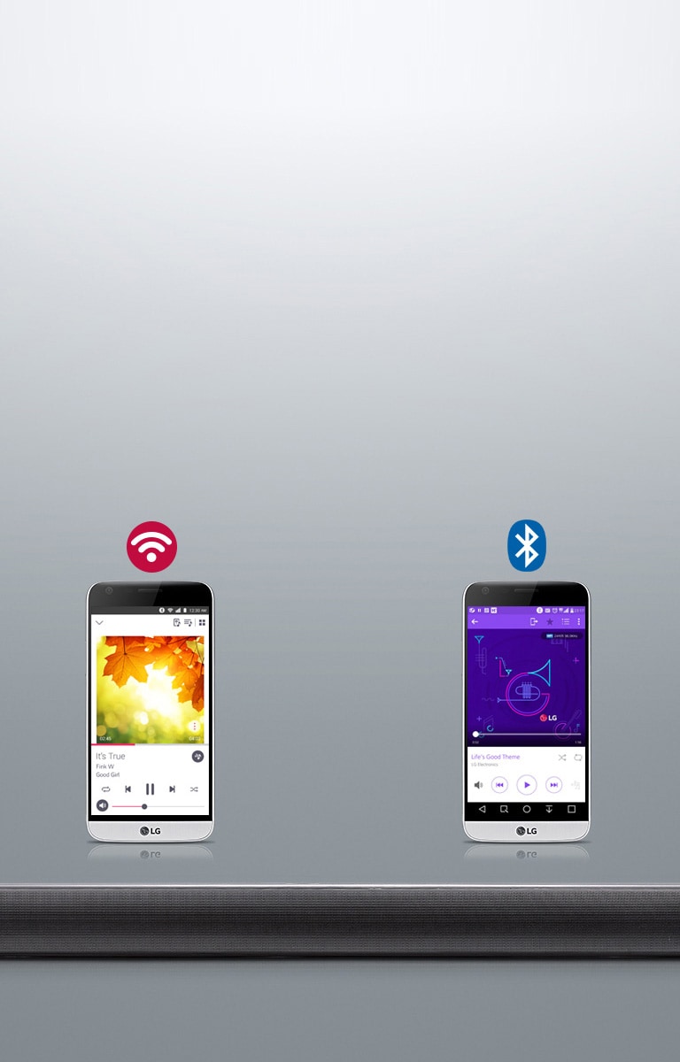 Wi-Fi- ja Bluetooth-valmius, striimaa mitä vain2