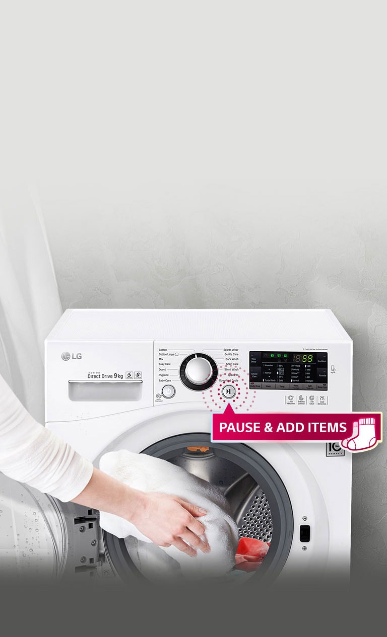 Pysäytä ja lisää pyykkiä2