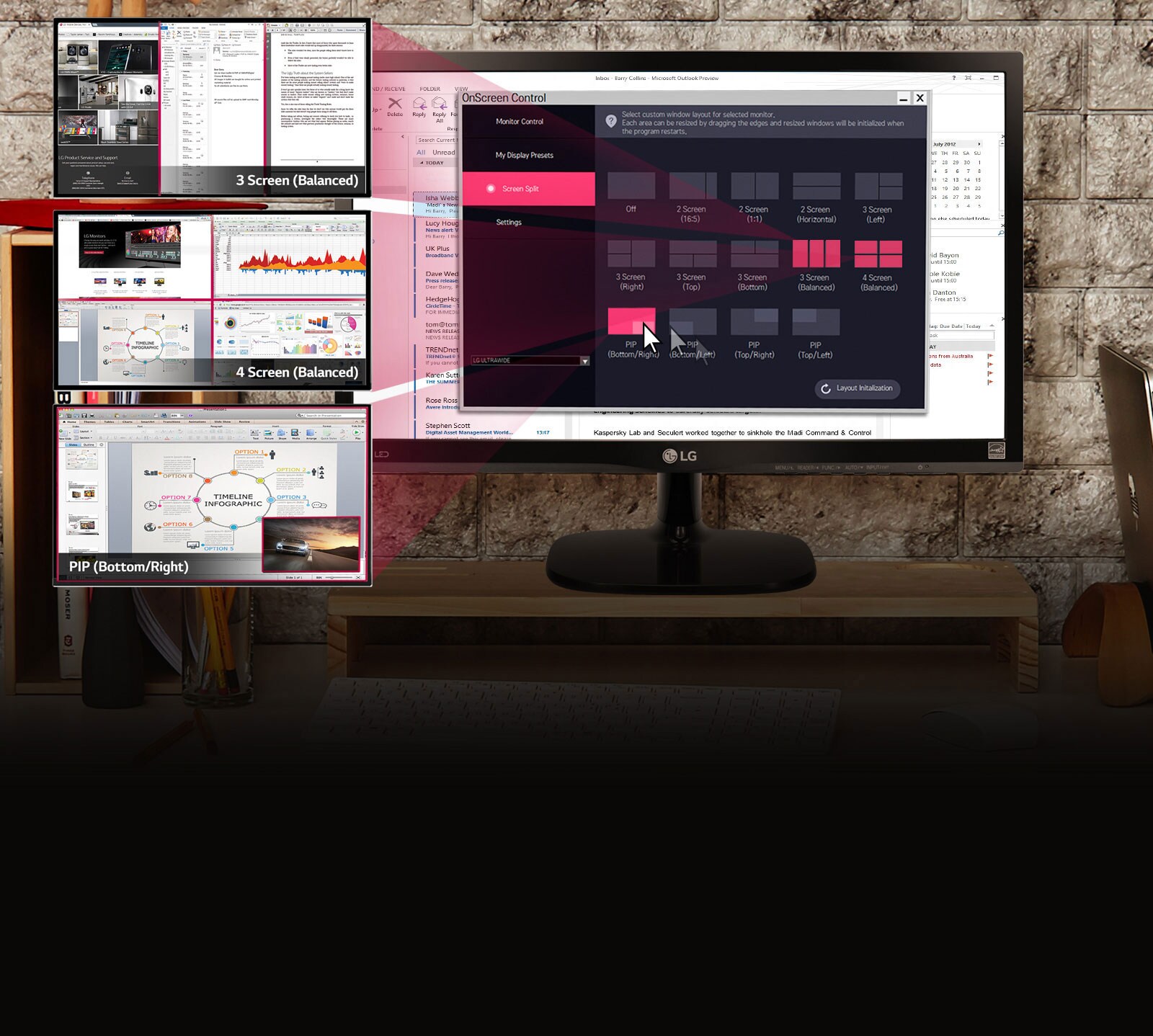 Muokkaa työtilasi moniajoon1