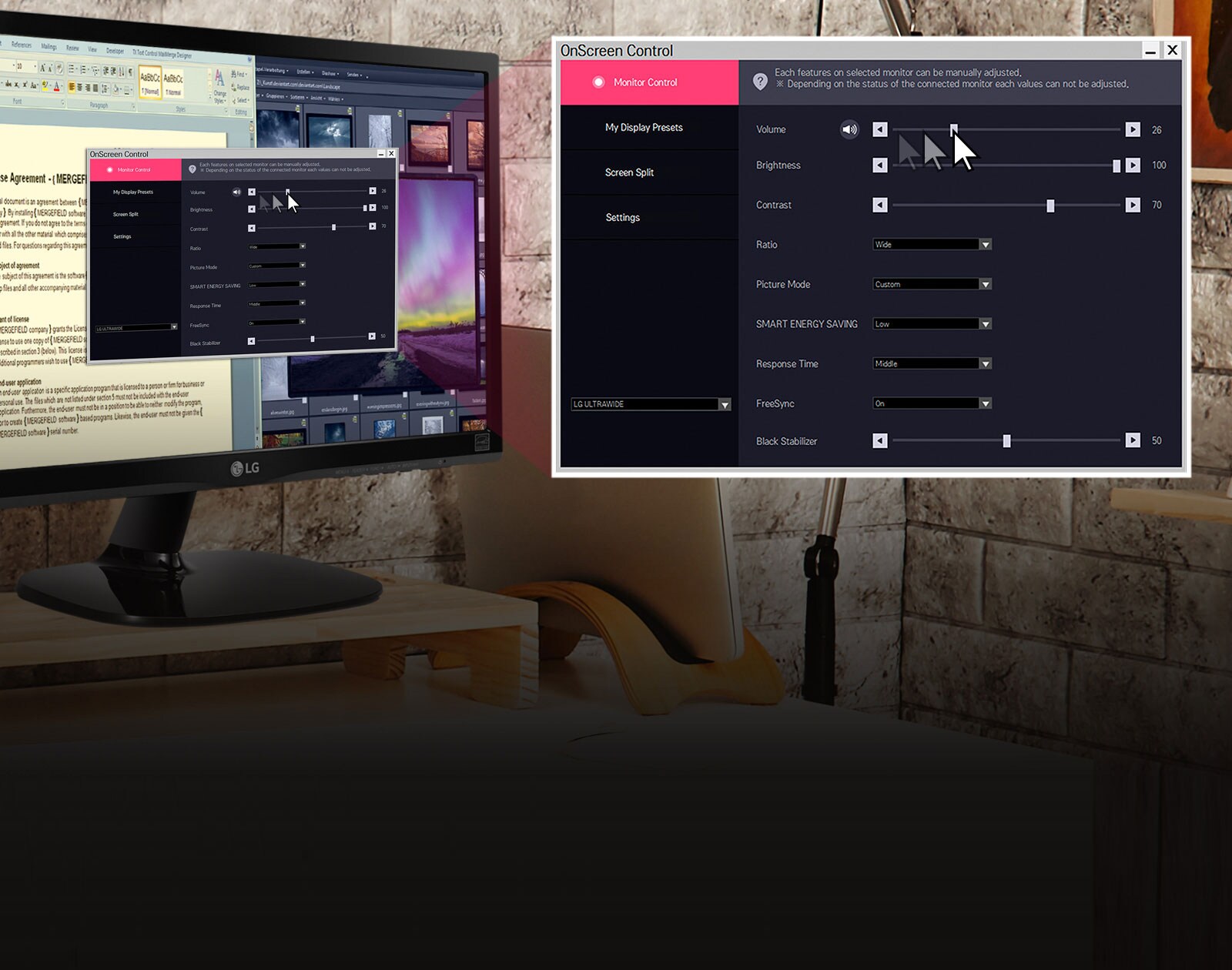 Aseta mukautetut asetukset yhdellä klikkauksella1