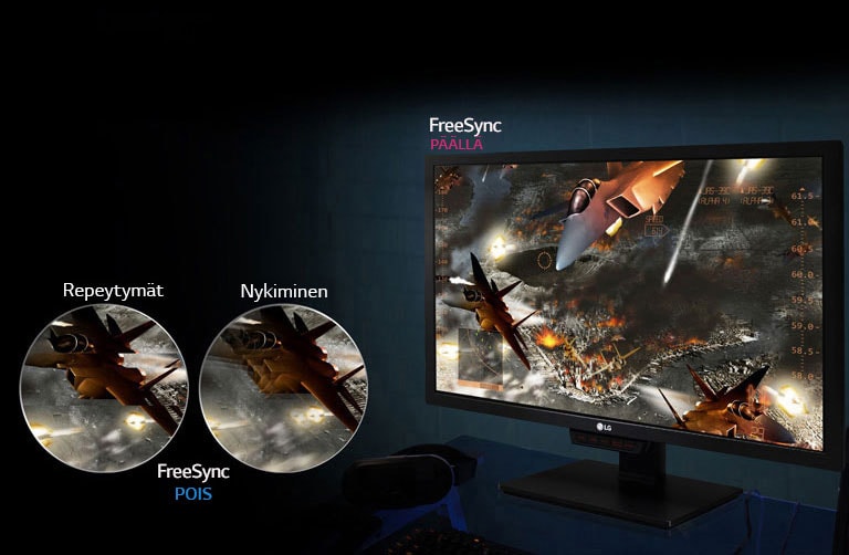 Sujuvaa liikettä peleihin: AMD FreeSync™ -teknologia