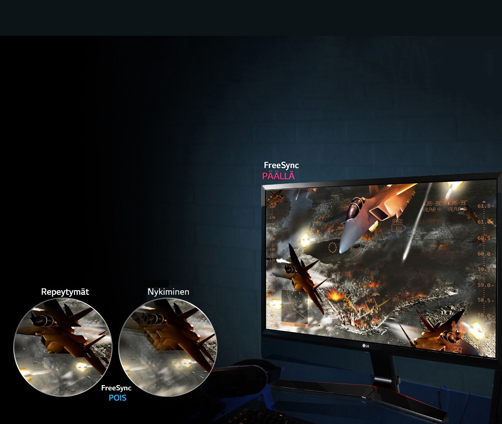 Monia voittavia peliominaisuuksia: DAS-<br>tila<br>1