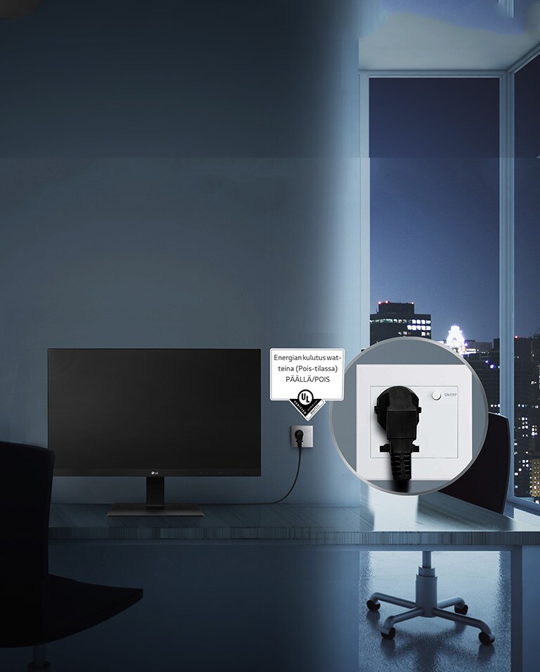 Kulutus 0,00 wattia, kun DC ei ole päällä<br>2