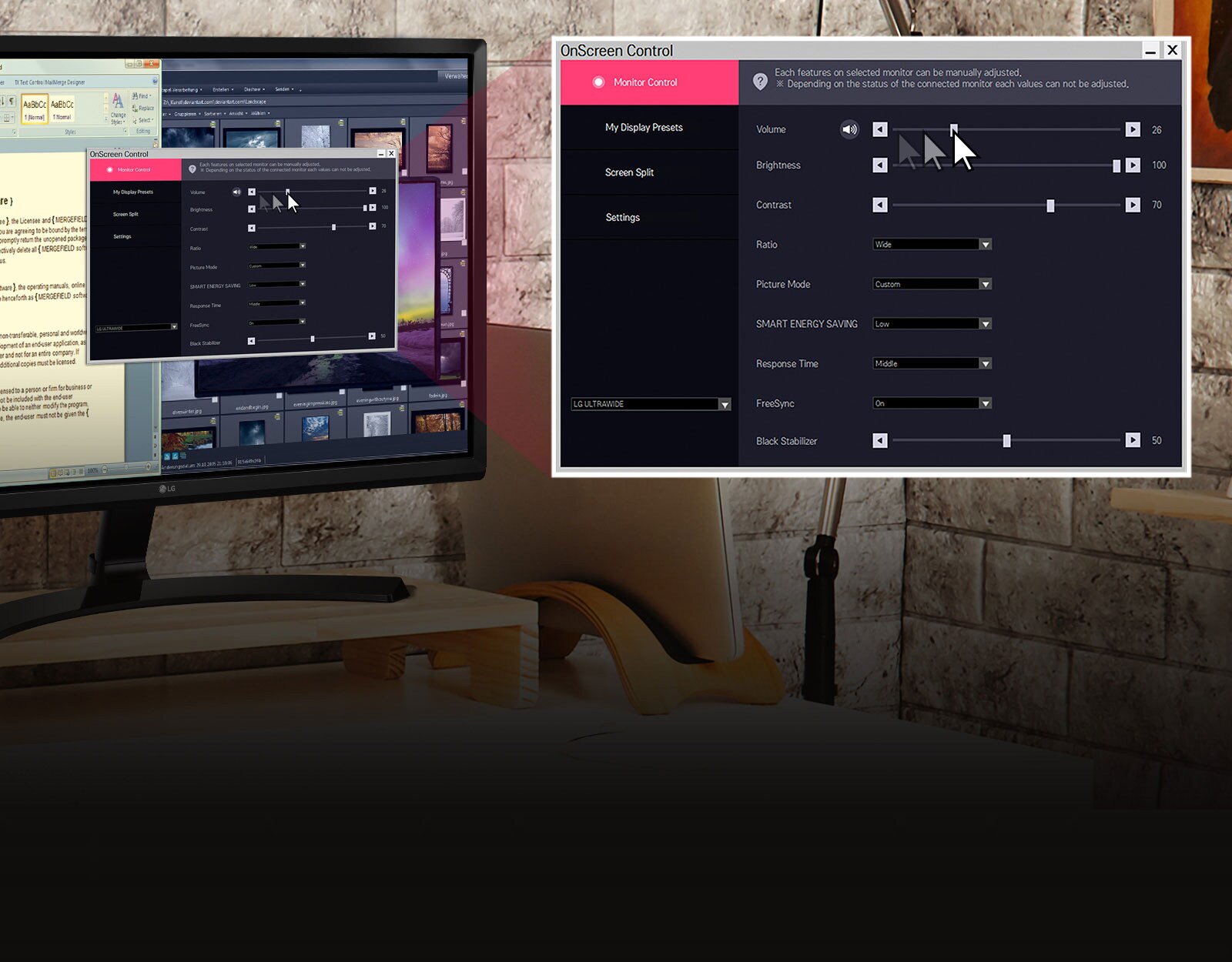 Aseta mukautetut asetukset yhdellä klikkauksella1
