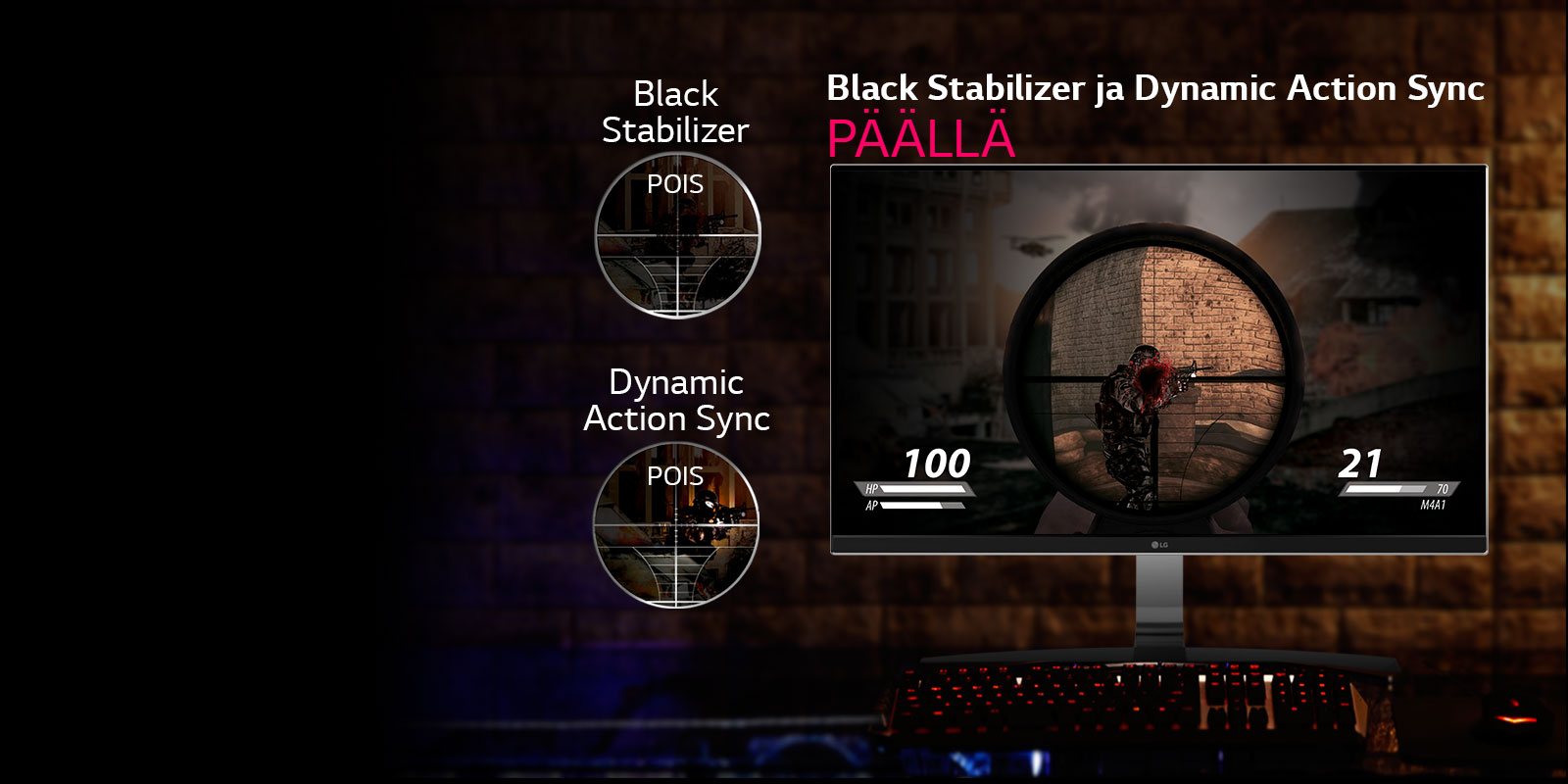 Huippuluokan peliominaisuuksia