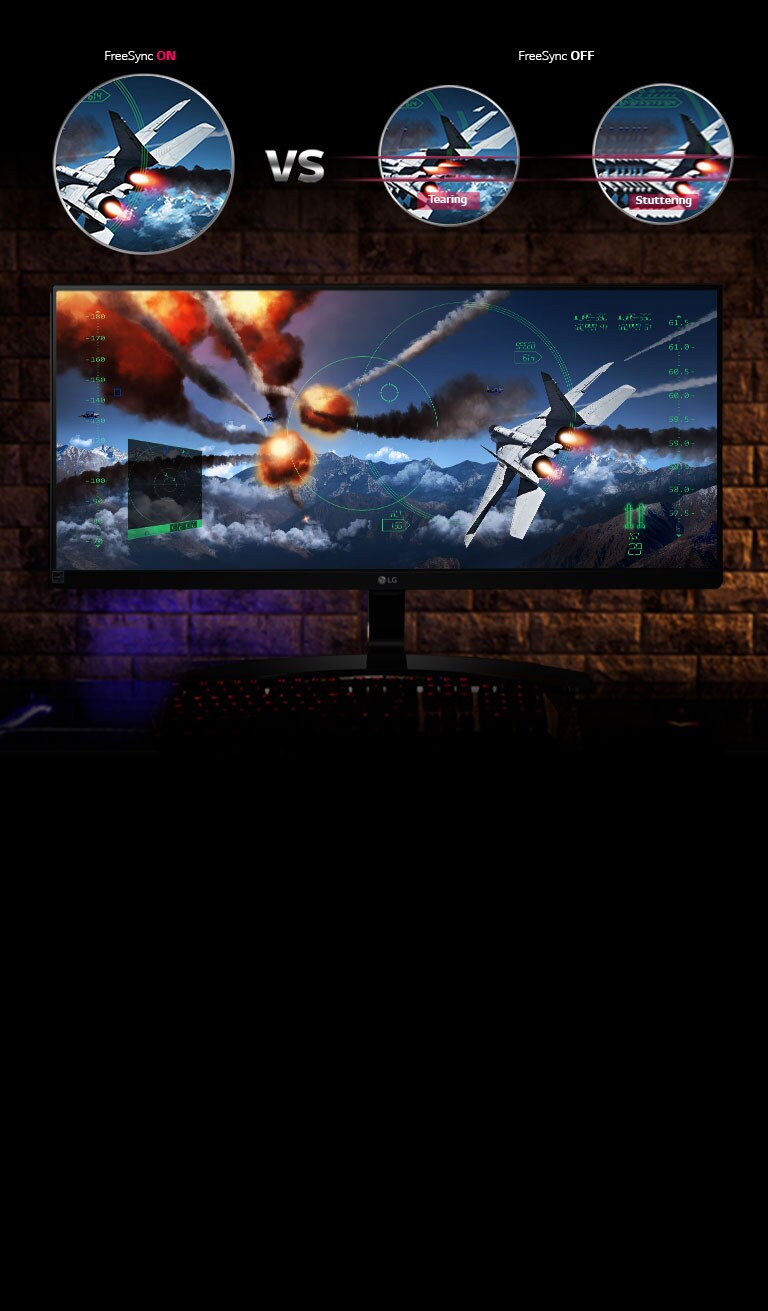 UltraWide™ FOV kohtaa FreeSyncin2