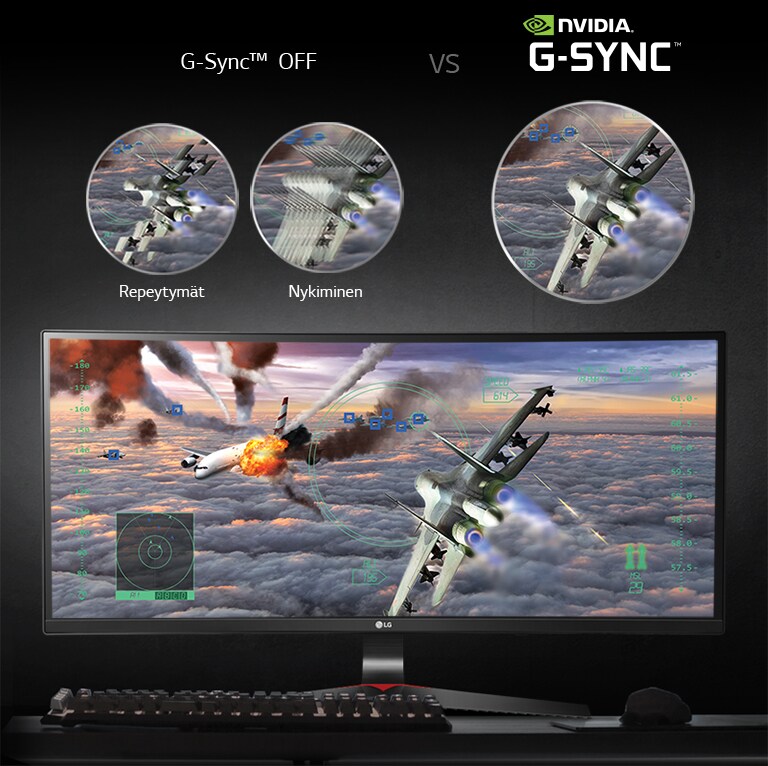 Näe pelaaminen eri tavalla NVIDIA G-SYNC™:llä