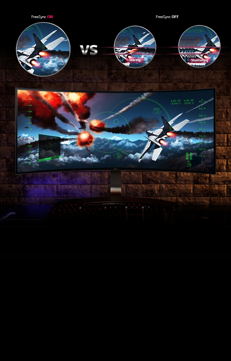 FreeSyncin ja 21:9 UltraWide™ QHD:n yhdistelmä<br>2