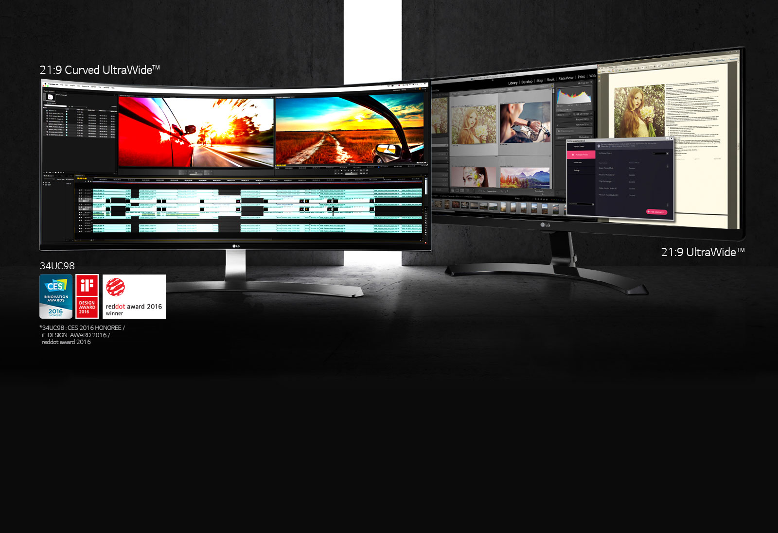 21:9 UltraWide™ on päällikkö<br>1