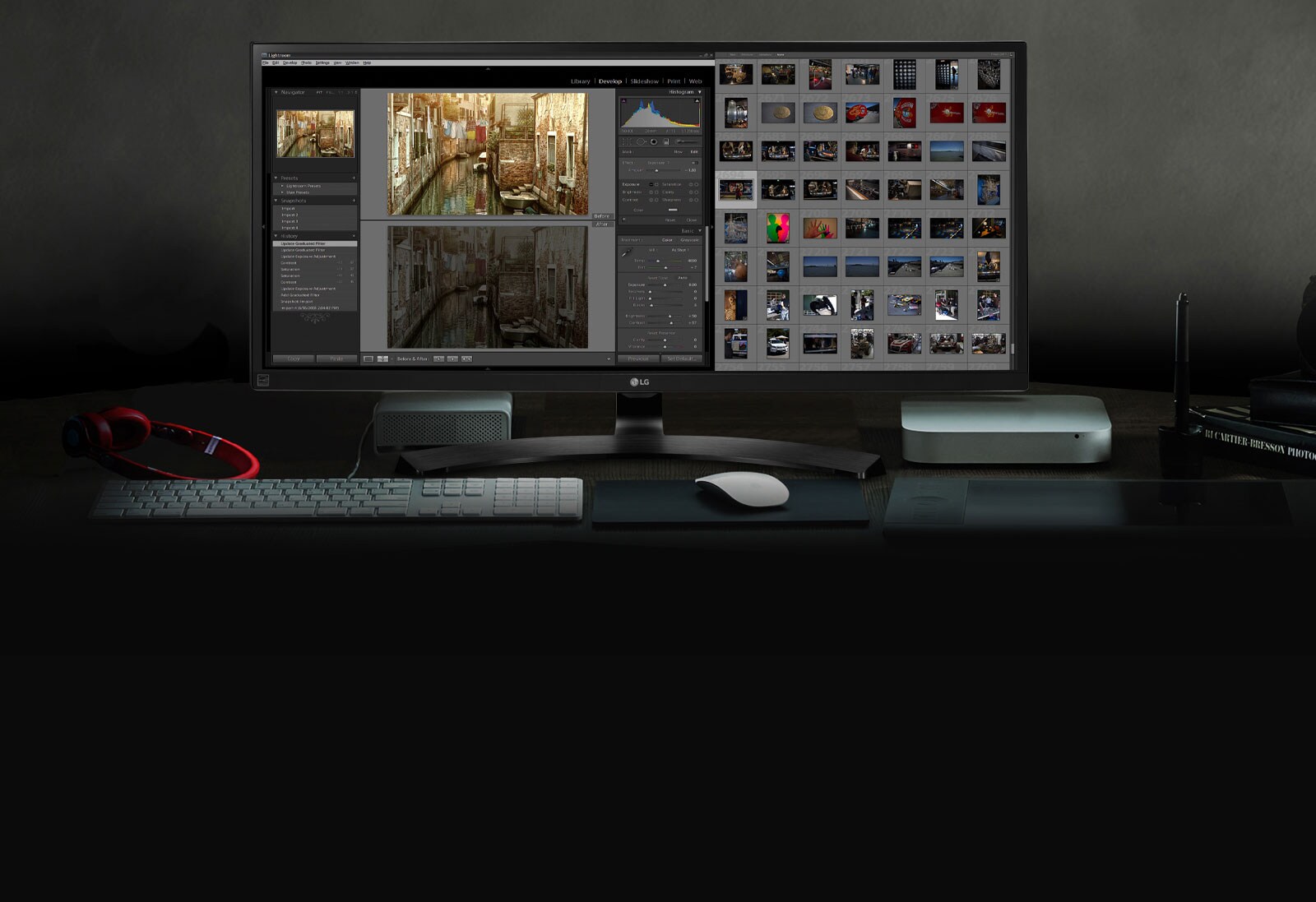 21:9 UltraWide™ QHD IPS-näytöllä