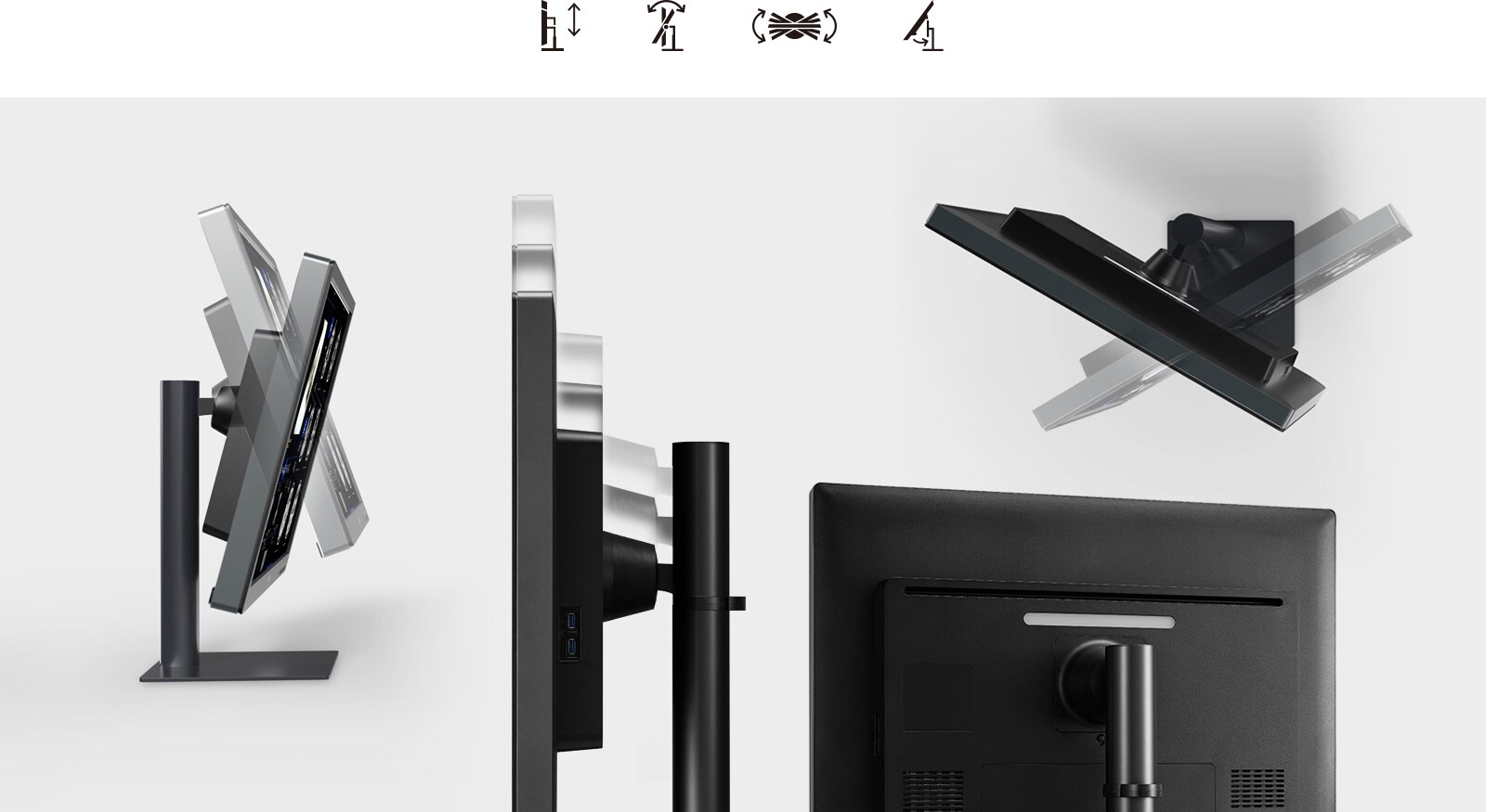 yhden napsautuksen jalusta ja ultrakevyt runko tekevät asennuksesta helppoa, ja jalusta mahdollistaa kallistuksen, korkeuden ja kierron säätämisen