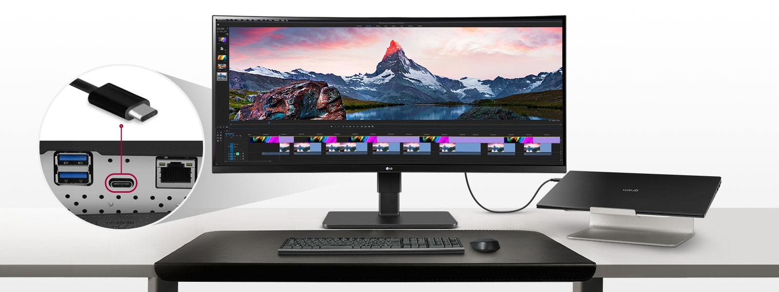 USB Type-C™ tarjoaa helpon hallinnan ja yhdistettävyyden.