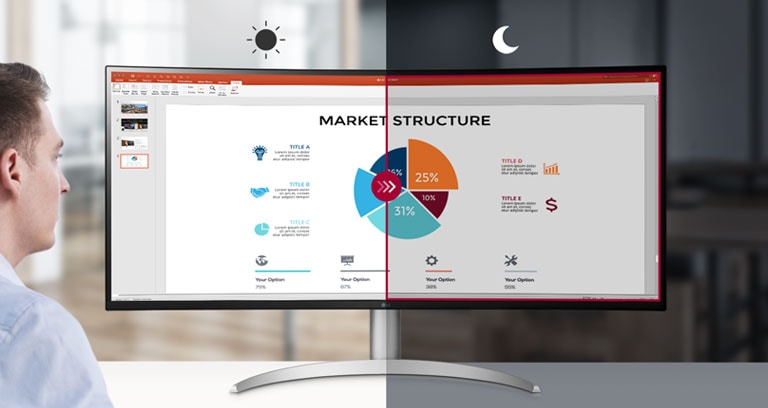 Lukijatila muuttaa näytön värilämpötilan lähes samaksi kuin paperin värilämpötila ja luo optimaaliset lukuolosuhteet.