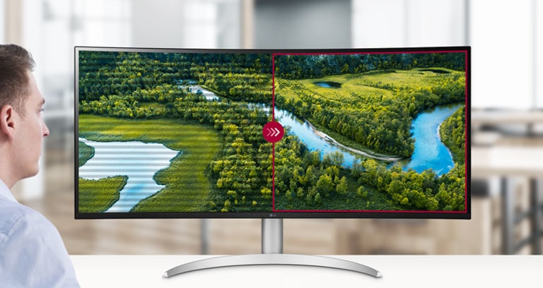 Välkkymisen esto vähentää näytön näkymätöntä välkehtimistä, mikä auttaa vähentämään silmien väsymistä. Voit työskennellä mukavasti pidempään.