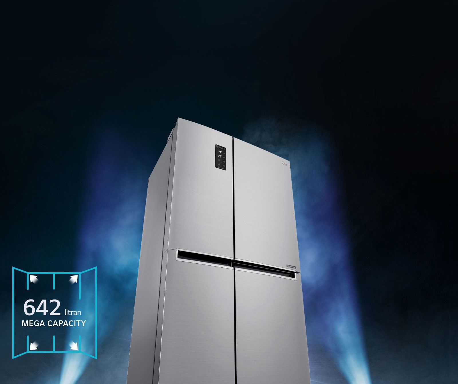 Helppokäyttöinen, iso 642 litran tilavuus1