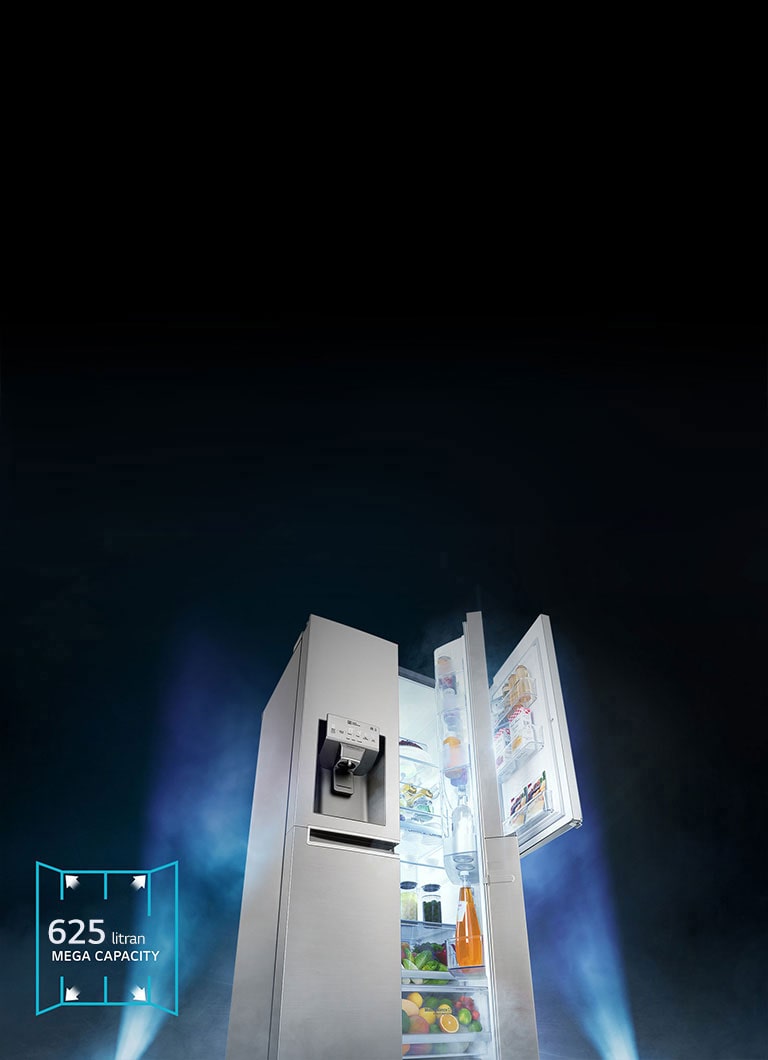 Helppokäyttöinen, iso 625 litran tilavuus2