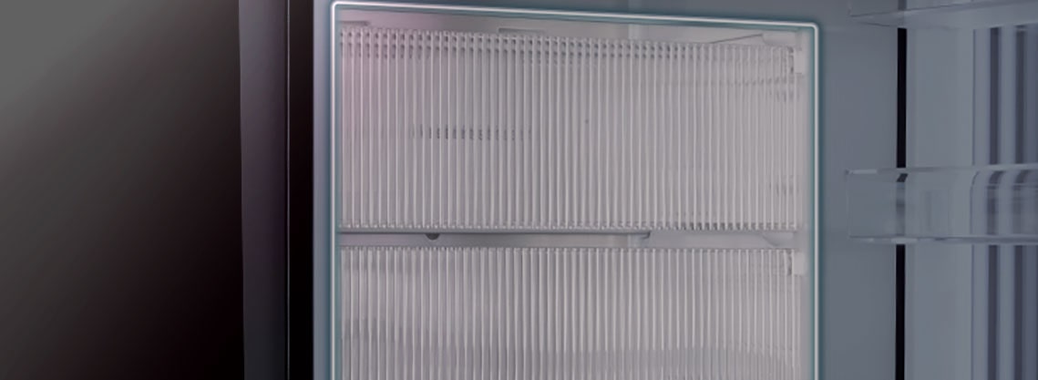 Food Cover -alue jääkaapin sisällä.