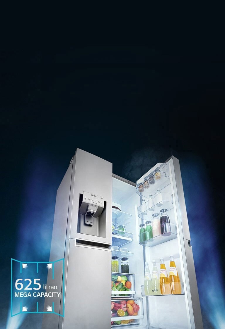 Helppokäyttöinen, iso 625 litran tilavuus2