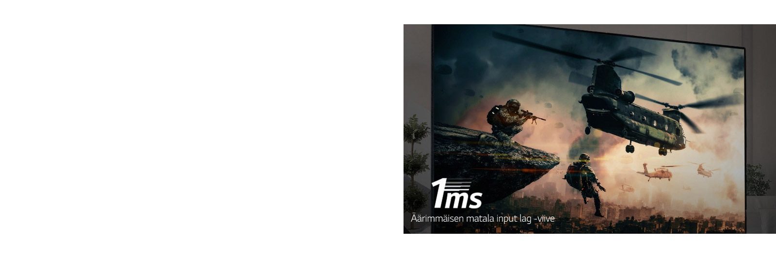 Lähikuva pelaajasta, joka pitää rattia ja pelaa kilpa-ajopeliä tv-ruudulla