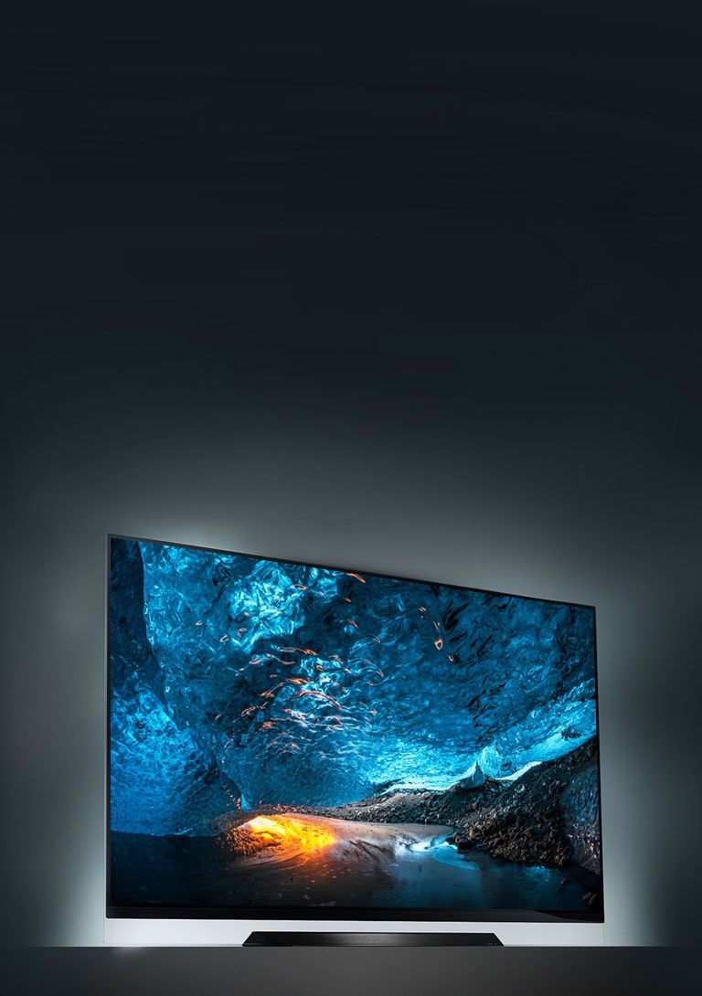 Kellumisilluusio. LG OLED E8 -televisio2