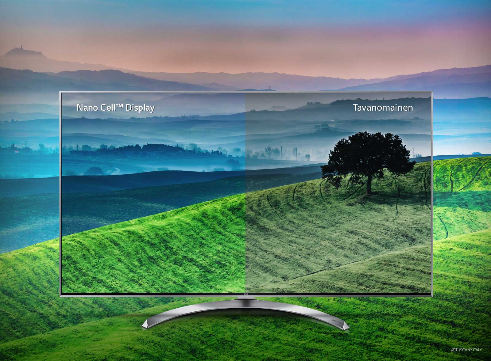 Nano Cell™:llä parhaat värit eri katselukulmalla1