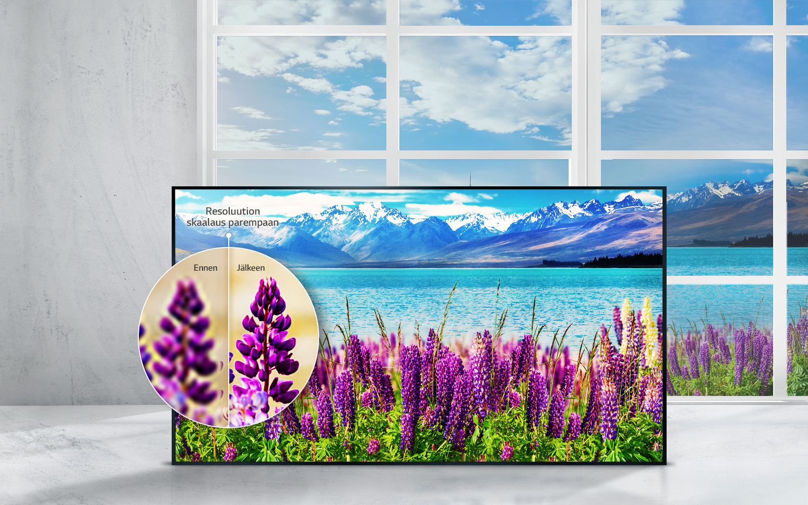 Nosta resoluutio 4K-laatutasolle<br>1