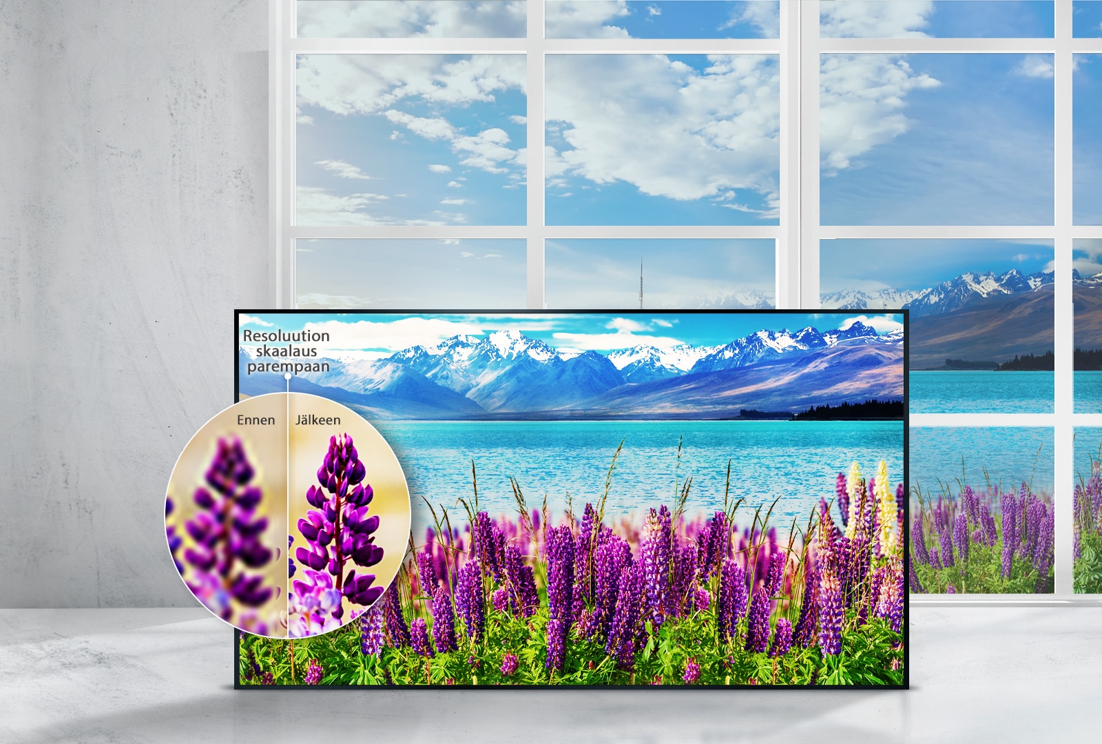 Nosta resoluutio 4K-laatutasolle