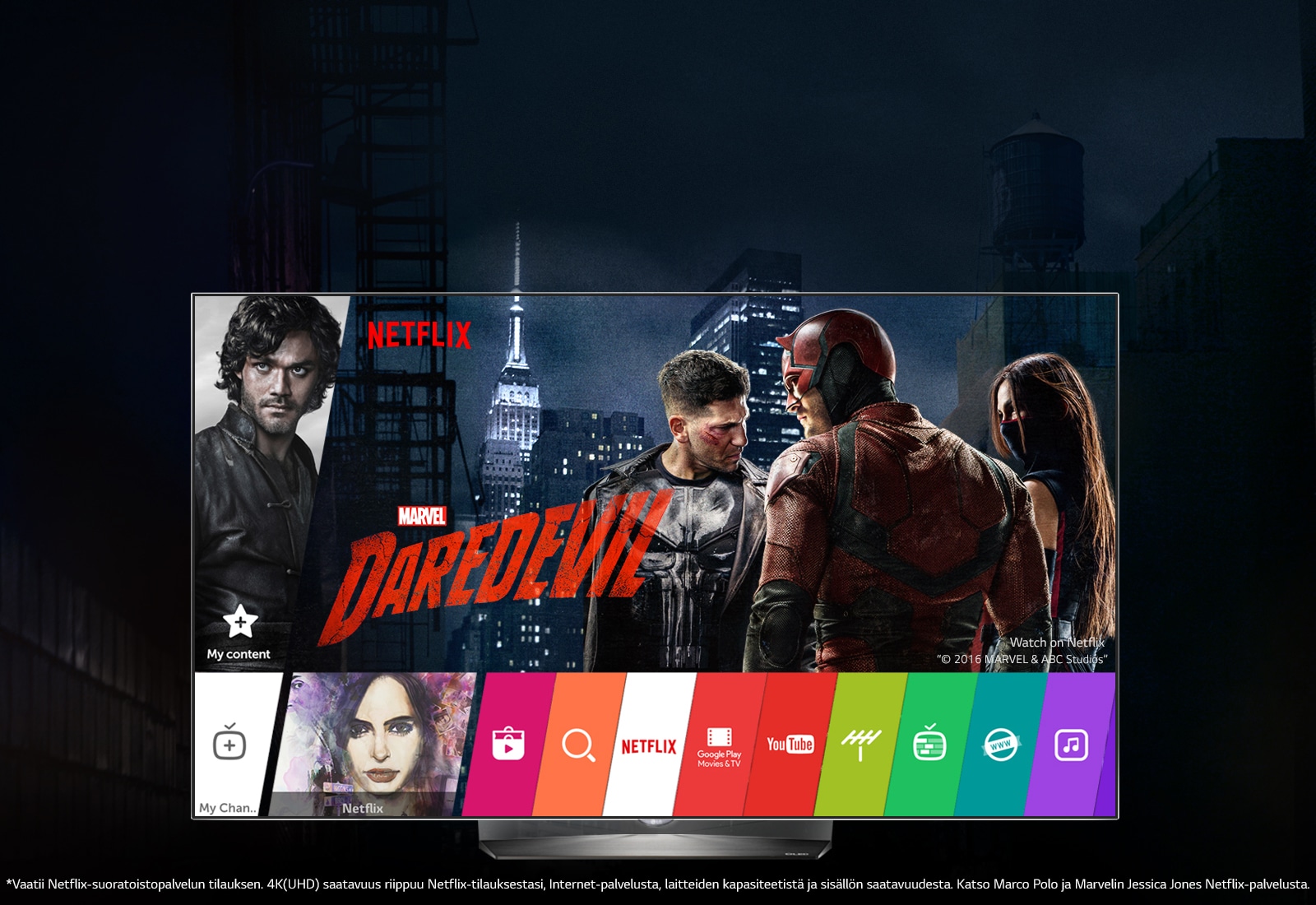 LG SIGNATURE OLED TV sopii täydellisesti Netflixin katseluun