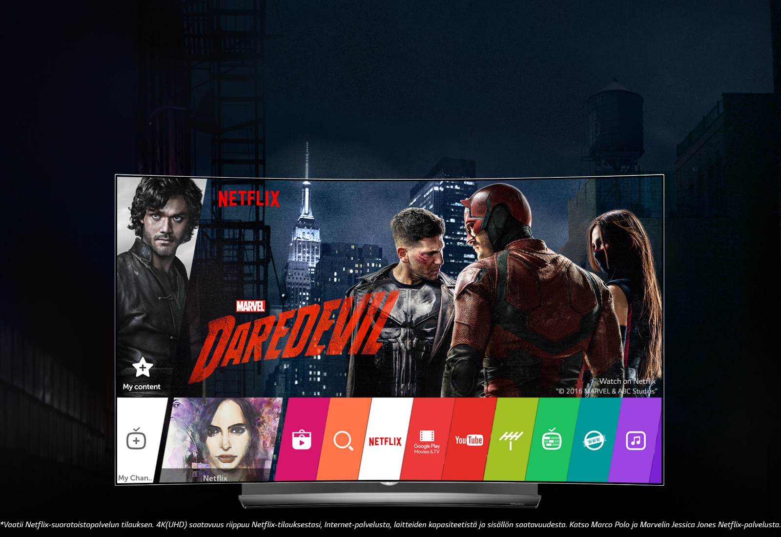 LG SIGNATURE OLED TV sopii täydellisesti Netflixin katseluun