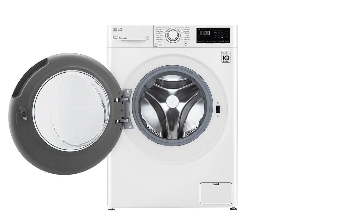 LG 7kg Pyykinpesukone(Valkoinen) - Energialuokka E, AI DD™ , Smart Diagnosis™, F2WP207N0WS, thumbnail 2