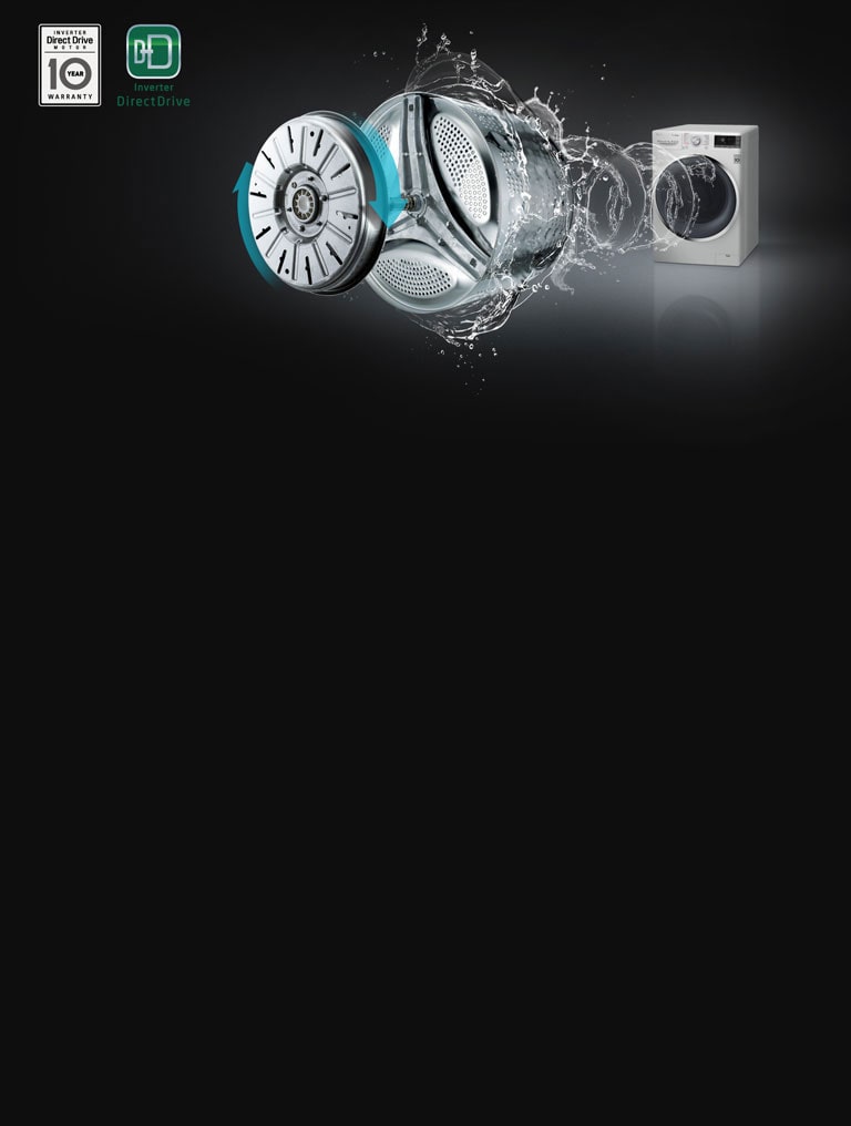 VÄHEMMÄN TÄRINÄÄ, HILJAISEMPI ÄÄNI  kanssa Inverter Direct Drive 