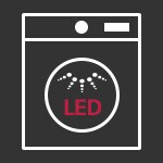 LED-valaistus rummun sisällä	1