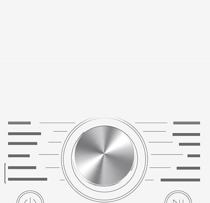 Tässä on suurennettu kuva pesukoneen käyttöpaneelin metallivalitsimesta.