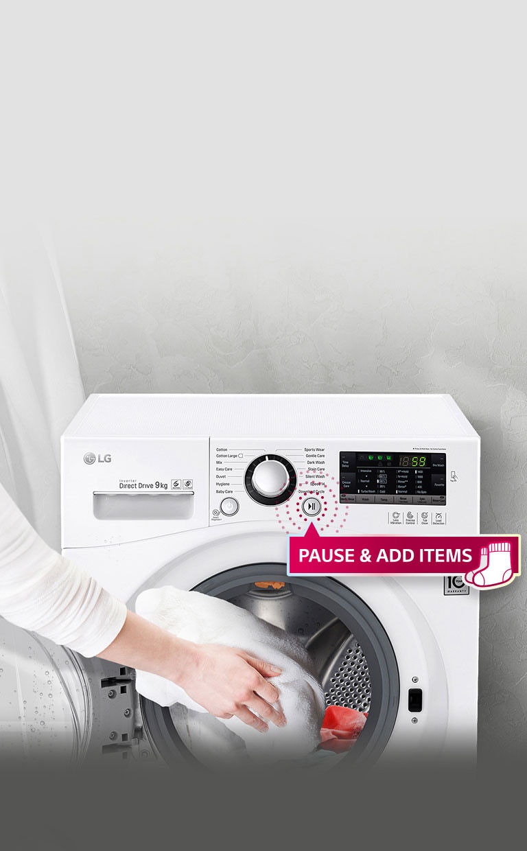 Pysäytä ja lisää pyykkiä2