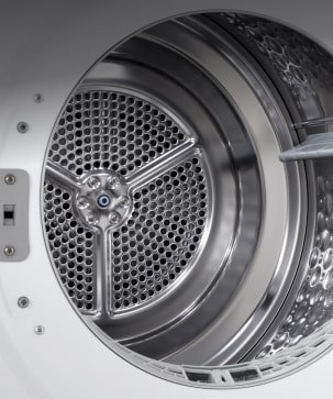 LG kuivaimen ruostumattomasta teräksestä valmistettu rumpu.