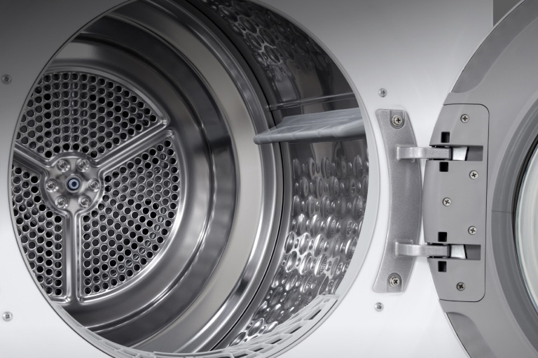 LG kuivaimen ruostumattomasta teräksestä valmistettu rumpu.