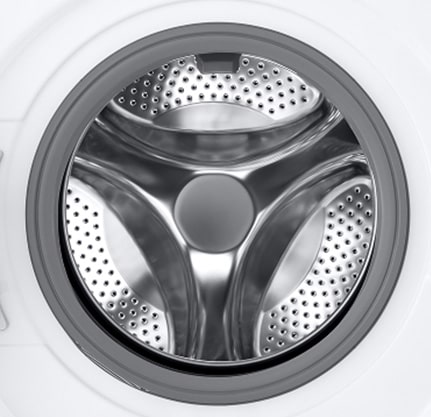 Lähikuva pesukoneen valitsimista ja paneelista