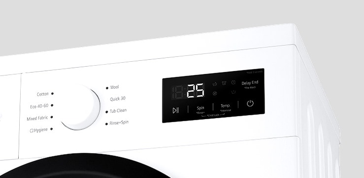 Lähikuva pesukoneen pyykkiainelokerosta.