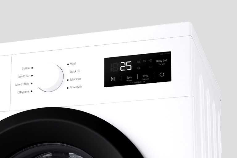 Lähikuva pesukoneen pyykkiainelokerosta.