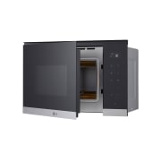 LG 25 liter Inbyggnadsmikrovågsugn i rostfritt stål med automatisk tillagning och grillfunktion, 900 W, 25 litran integroitu mikroaaltouuni ruostumattomasta teräksestä, Auto-Cook- ja grillitoiminto, 900 W, MG7Z2593D, thumbnail 6