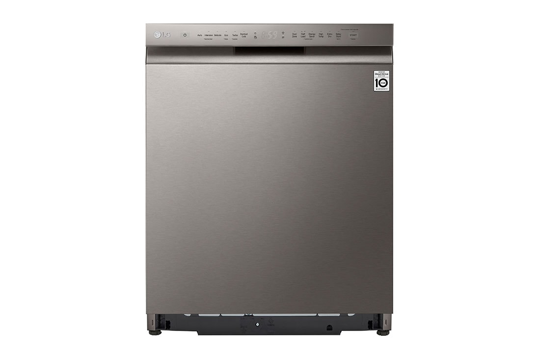 LG QuadWash™ Astianpesukone (Platinum Silver), Energialuokka D, jossa on Auto Open kuivausominaisuus ja Smart Diagnosis™ - Wi-Fi-yhteys, DU325FP, DU325FP