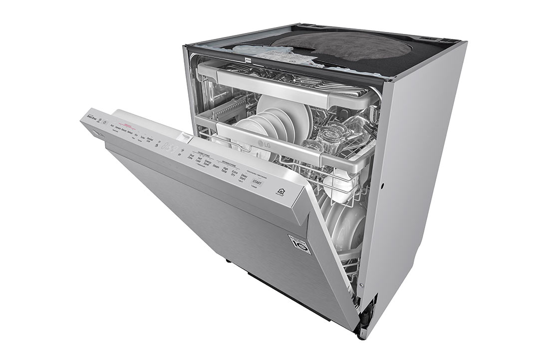 LG QuadWash ™ Astianpesukone (Noble Steel), Energialuokka D, jossa on Auto Open kuivausominaisuus ja Smart Diagnosis™ - Wi-Fi-yhteys, SDU527HS, thumbnail 12