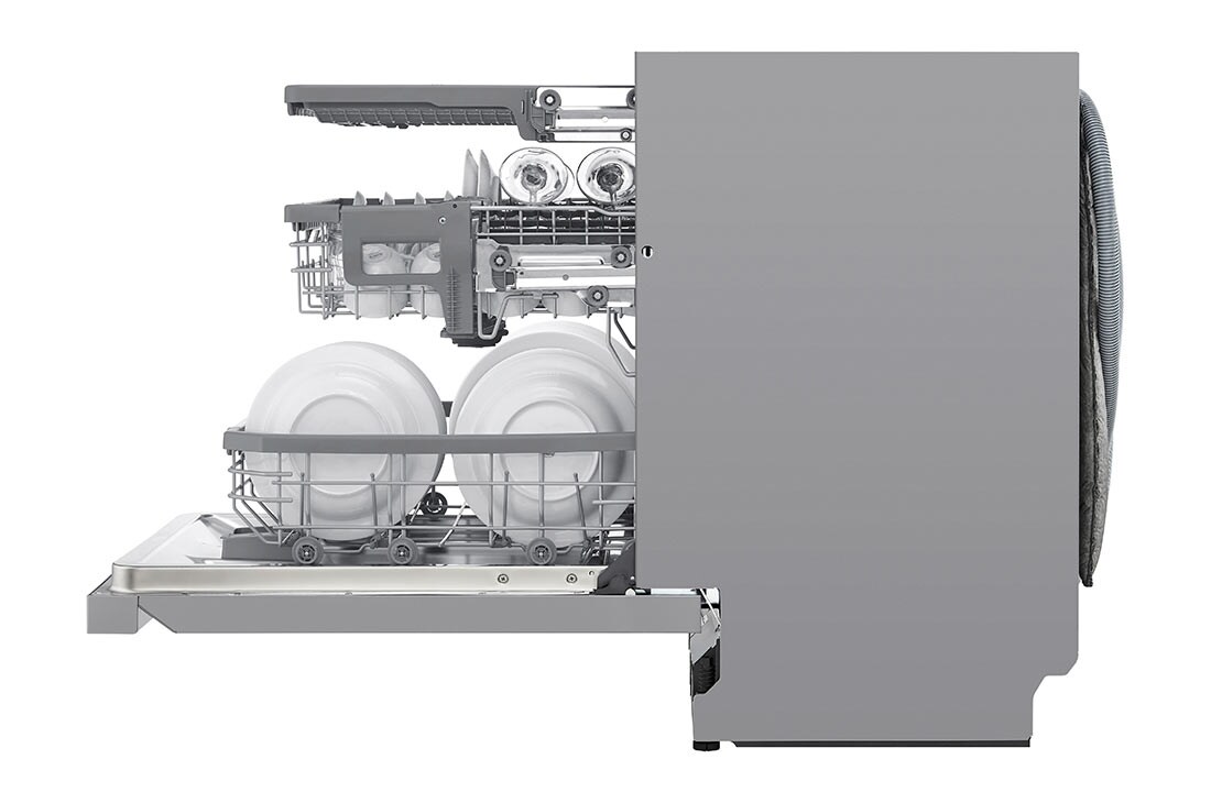 LG QuadWash ™ Astianpesukone (Noble Steel), Energialuokka D, jossa on Auto Open kuivausominaisuus ja Smart Diagnosis™ - Wi-Fi-yhteys, SDU527HS, thumbnail 8